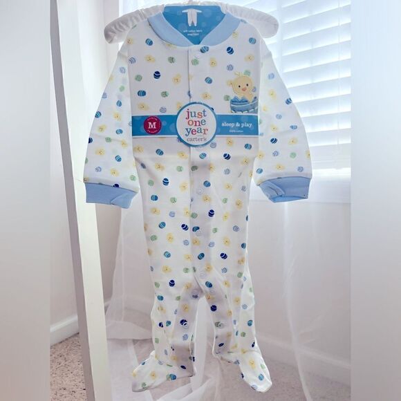 Just One Year by Carters EASTER baby sleep & play; snap front,soft cotton fabric - Picture 5 of 6